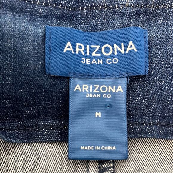 Y2K Wide Leg Womens Denim Jumpsuit Size M Blue Concert Festival Boho High Waist - Picture 8 of 9